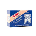 Clip Gigante #2 BACO 50 pzs