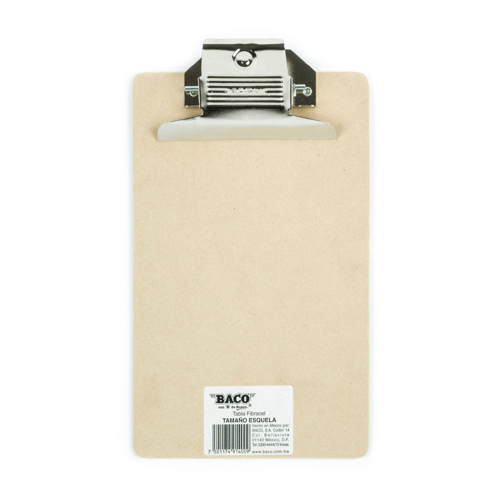 Tabla Fibracel | Tamaño Esquela | BACO | Caja con 1 pieza