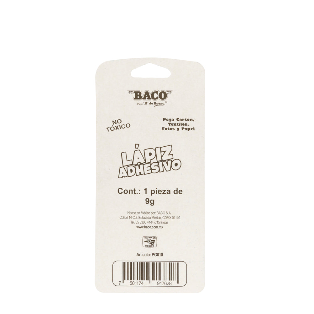 Lápiz Adhesivo | 9 g | BACO