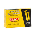 Broche Alemán | B-03 | BACO | Caja con 100 piezas