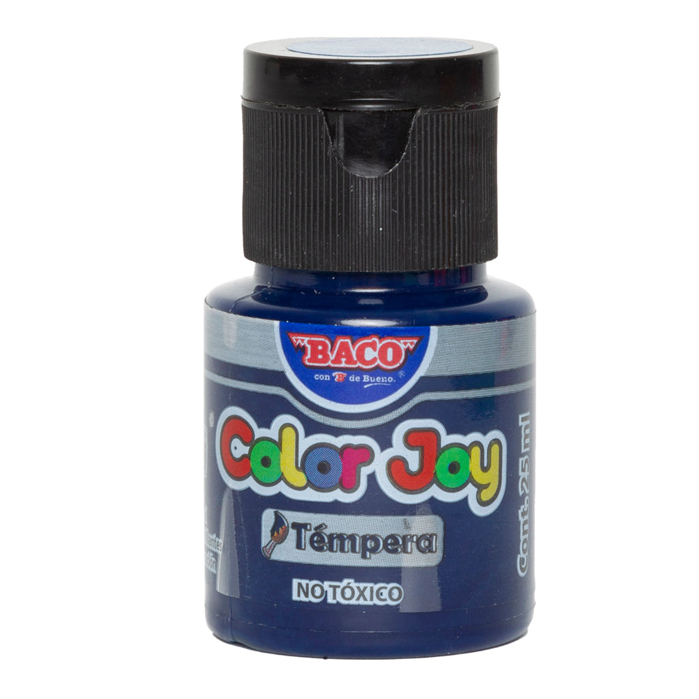 Pintura Témpera | Color Joy 67 Azul Prusia | BACO | 10 frascos de 25 ml