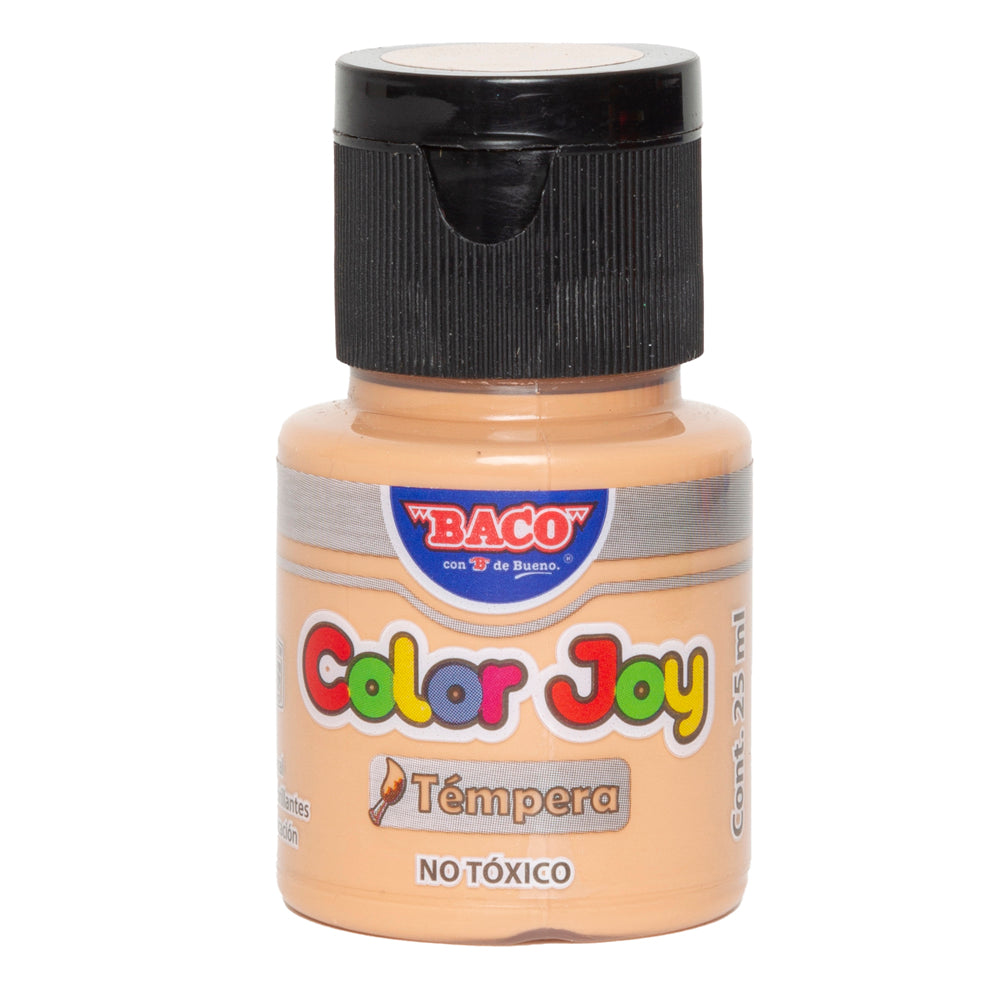 Pintura Témpera | Color Joy 67-B Rojo Carne | BACO | 10 frascos de 25 ml