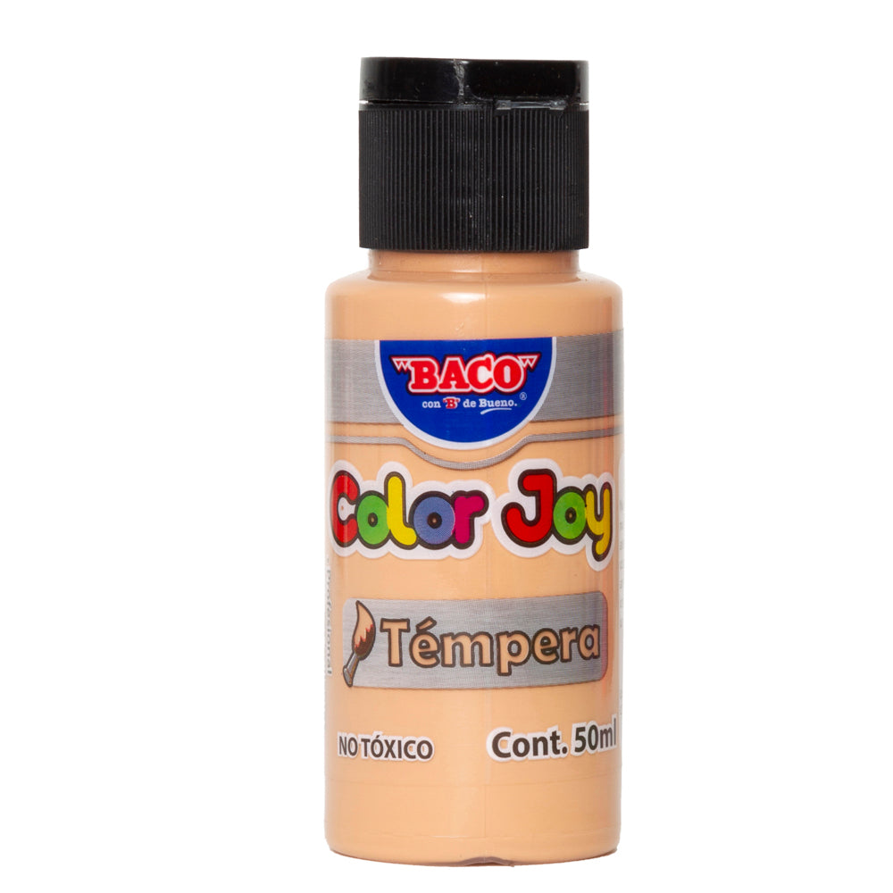 Pintura Témpera | Color Joy 67-B Rojo Carne | BACO | 10 frascos de 50 ml c/u