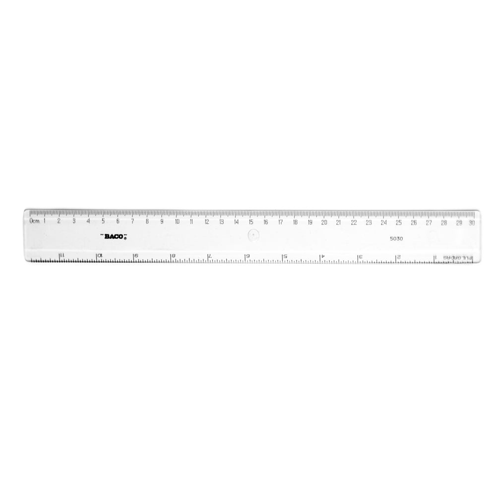 Regla | 30 cm | BACO | 25 piezas