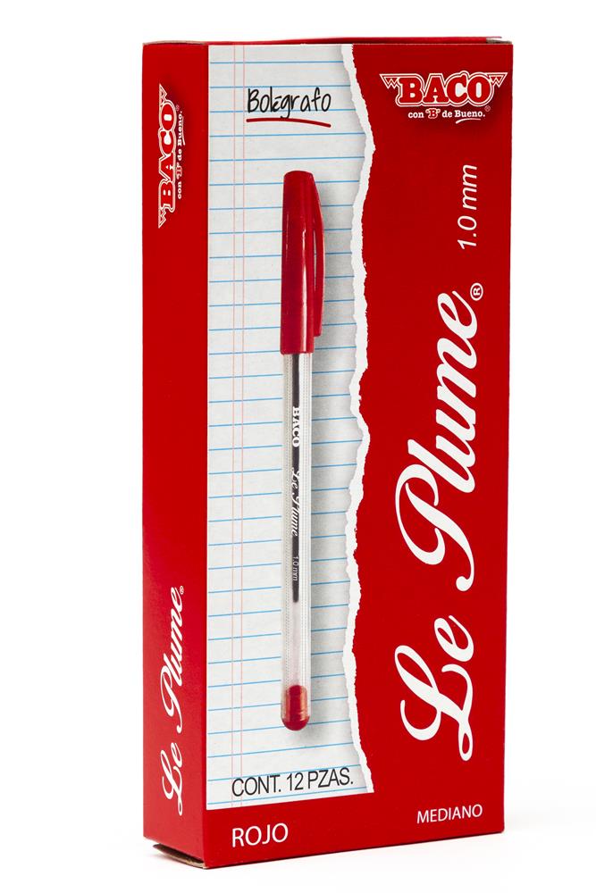 Bolígrafo | Le Plume | BACO | 12 piezas