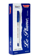 Bolígrafo | Le Plume | Azul | BACO | 12 piezas