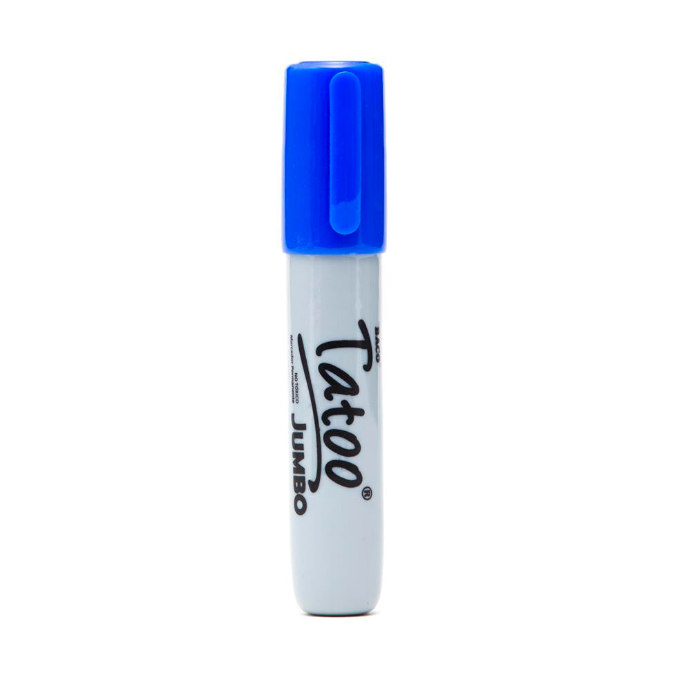 Marcador Permanente Tatoo | Jumbo | BACO | Azul | 4 piezas