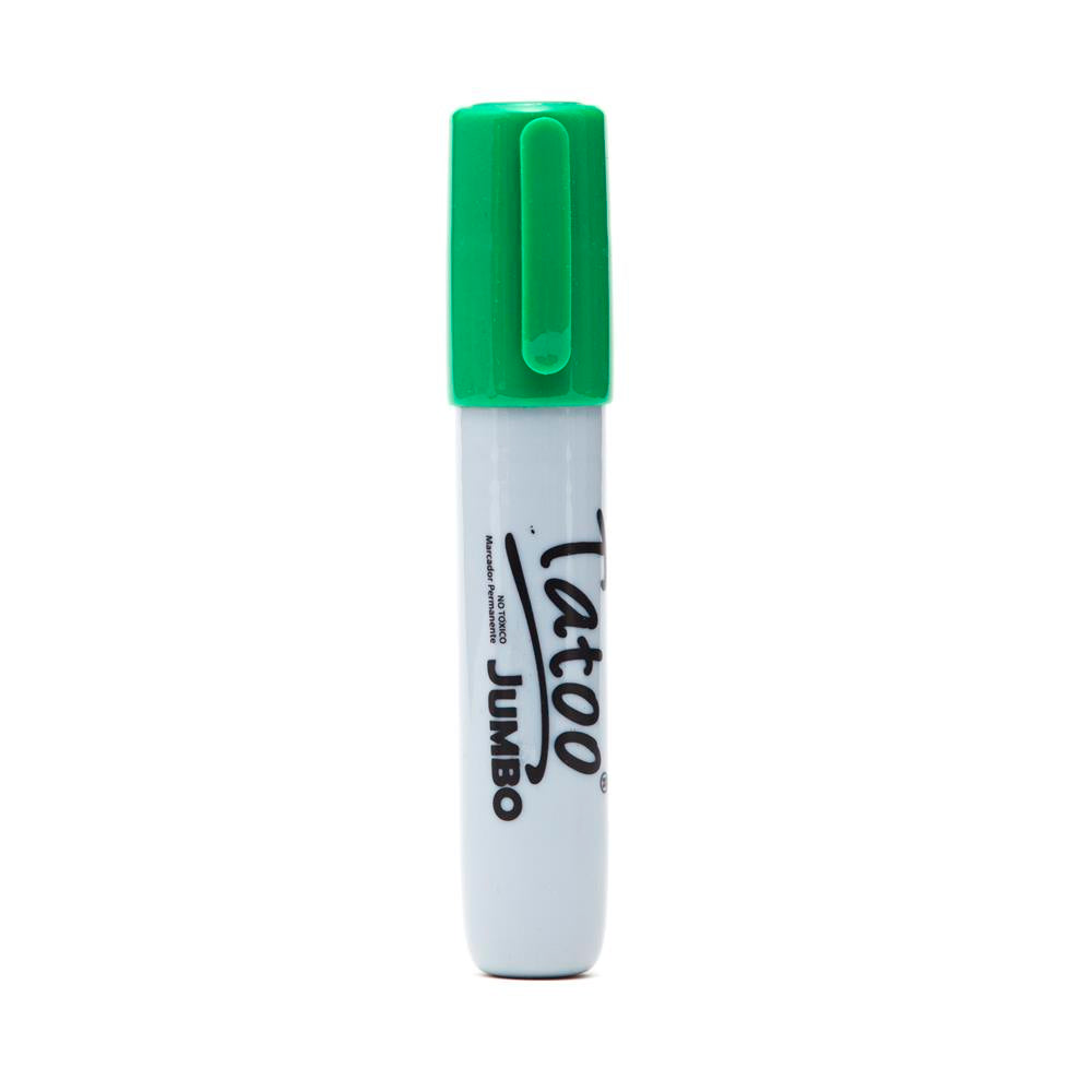 Marcador Permanente Tatoo | Jumbo | BACO | Verde | 4 pzs