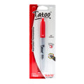 Marcador Permanente Tatoo | Punto Fino | BACO | Rojo | 1 pza