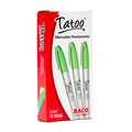 Marcador Tatoo Punto Fino BACO Verde 10 pzas
