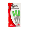 Marcador Permanente Tatoo | Punto Fino | BACO | Verde Claro | 6 pzas