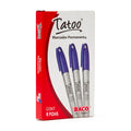 Marcador Tatoo Punto Fino BACO Morado 6 pzas