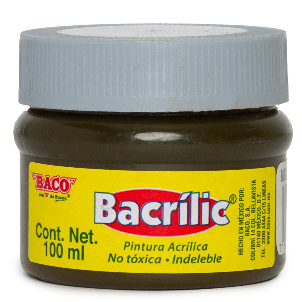 Pintura Acrílica | Bacrilic 357-A Café | BACO | 100ml