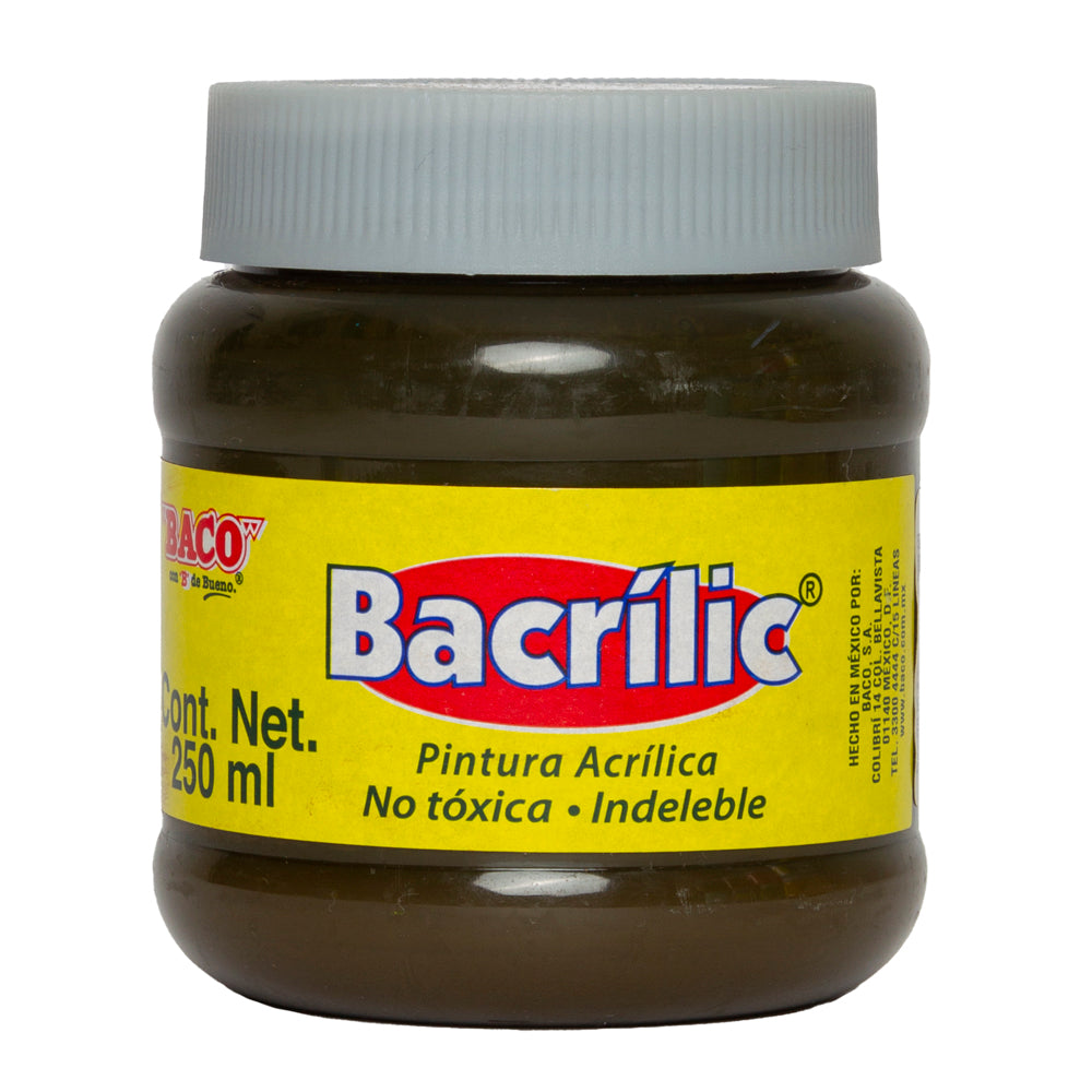 Pintura Acrílica | Bacrilic 357-A Café | BACO | 250ml