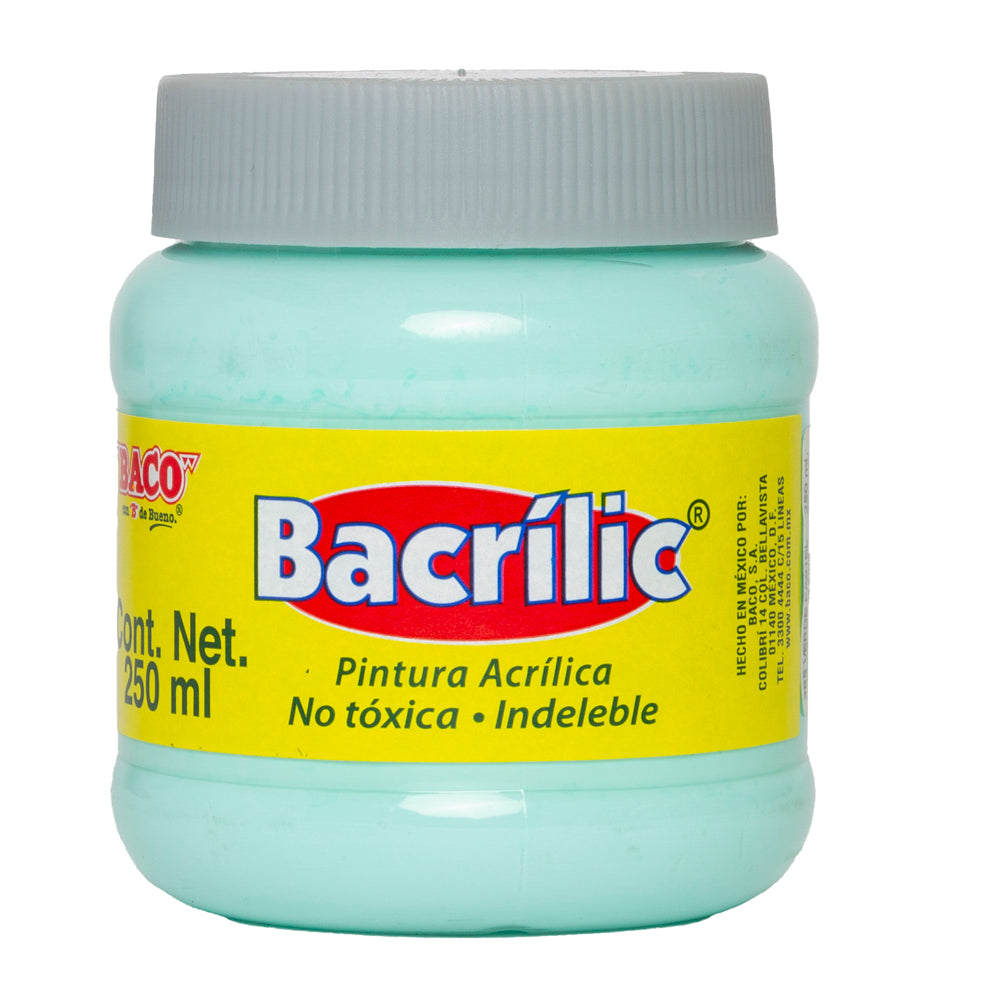 Pintura Acrílica Bacrilic 385 Verde Pastel BACO 250ml