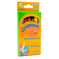 Crayón | Estándar | Triangular | BACO | 6 Piezas
