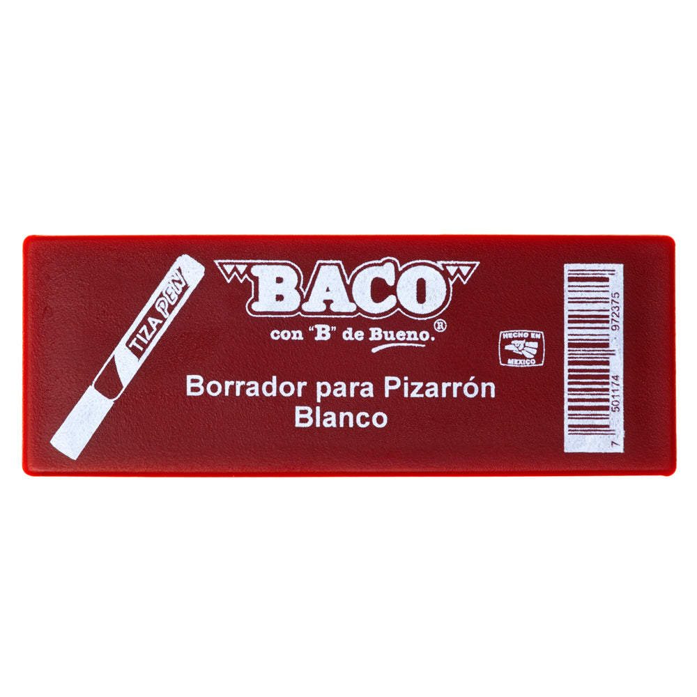 Borrador de Plástico para Pizarrón Blanco | BACO | 1 pieza