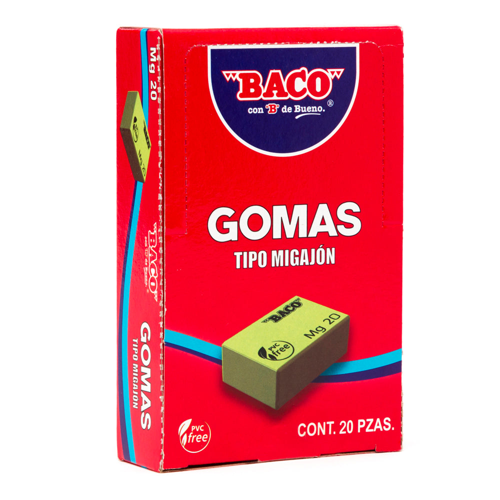 Goma de Migajón | BACO | 20 piezas