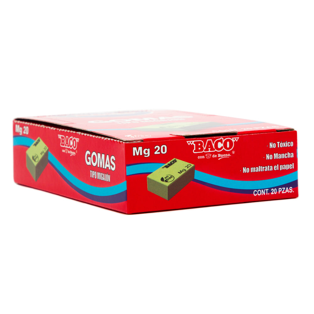 Goma de Migajón | BACO | 20 piezas