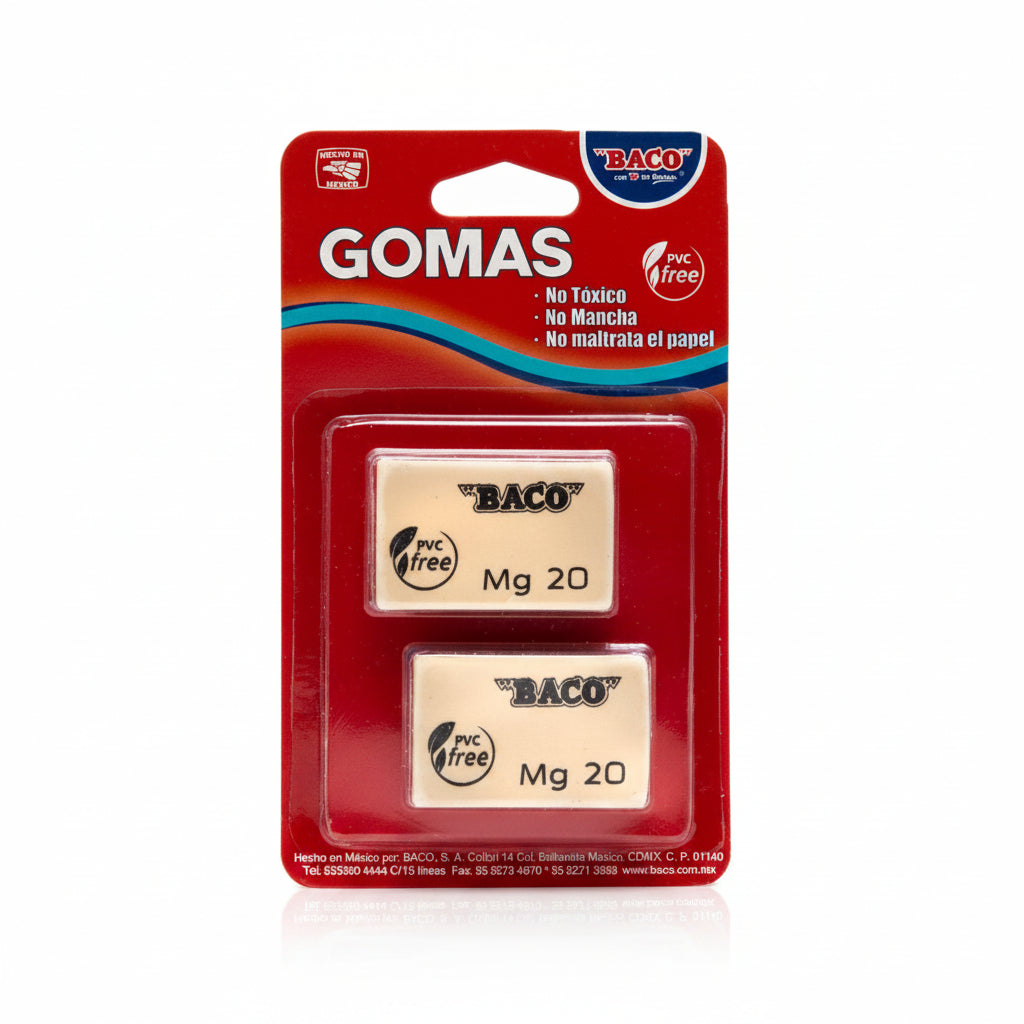 Goma de Migajón | BACO | 2 piezas