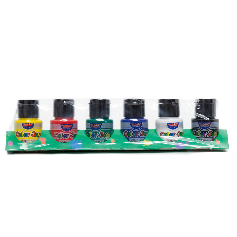 Pinturas Témpera |Color Joy | 25 ml | BACO | 6 colores