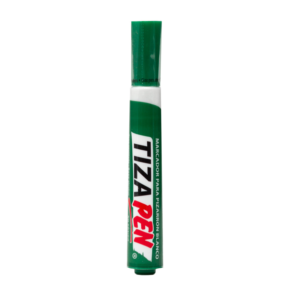Marcador Para Pizarrón Blanco Tizapen | BACO | Verde | 12 pzs