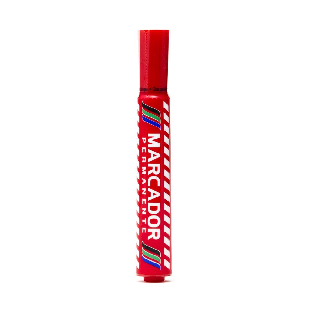 Marcador Permanente | Rojo | BACO | 12 pzs