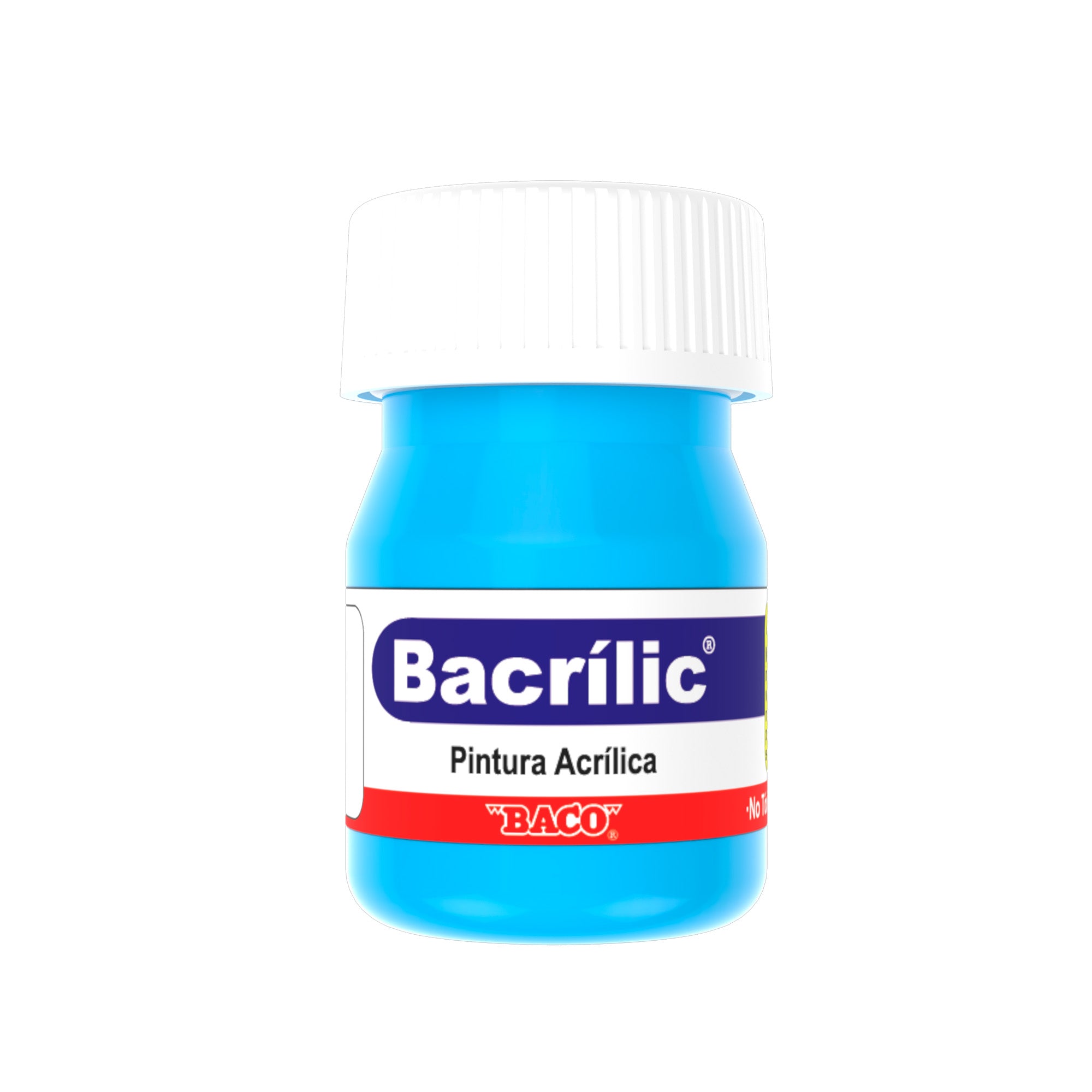 Pintura Acrílica Baco Bacrilic 384 Azul Pastel 20 Ml | caja con 10 piezas