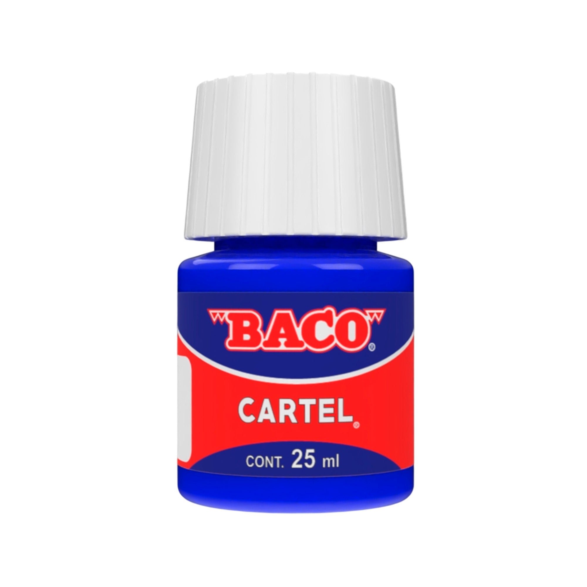 Pintura Escolar Lavable Baco Cartel 66 Azul Ultrama.R 25 Ml | caja con 10 piezas
