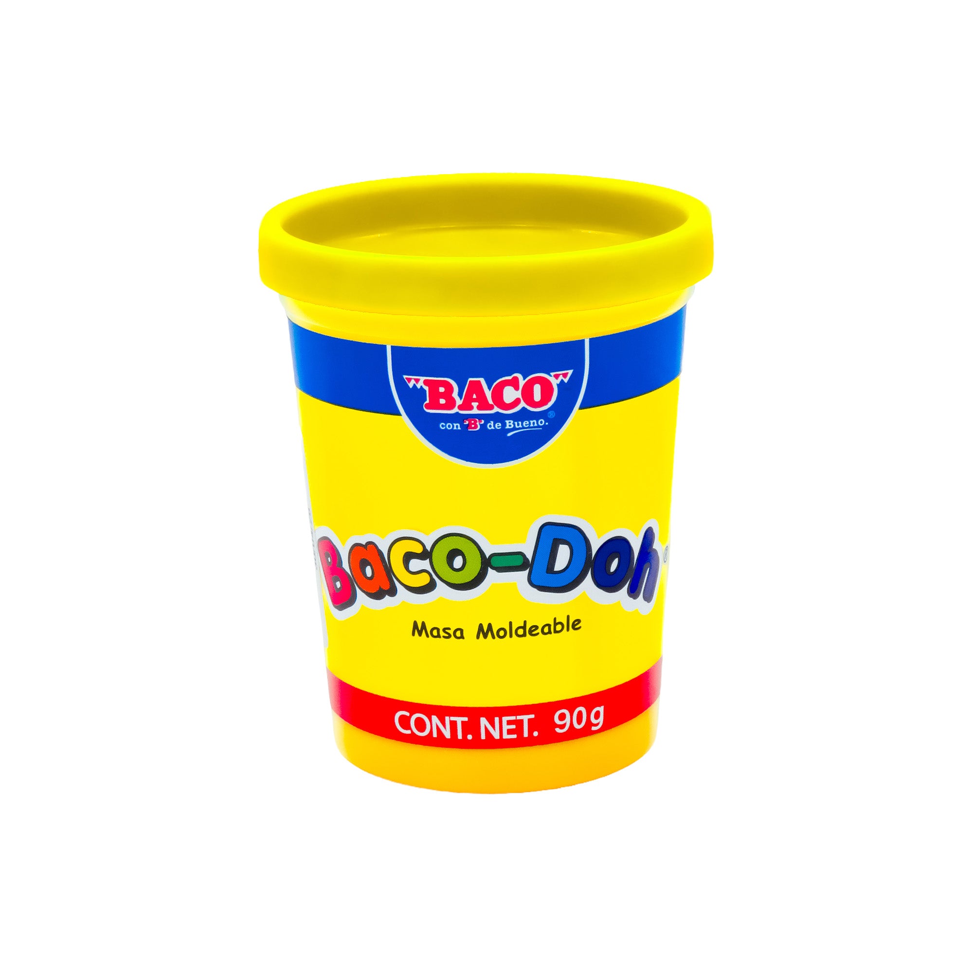 Masa Moldeable Neón Baco-Doh BACO 1 Fajilla con 4 piezas