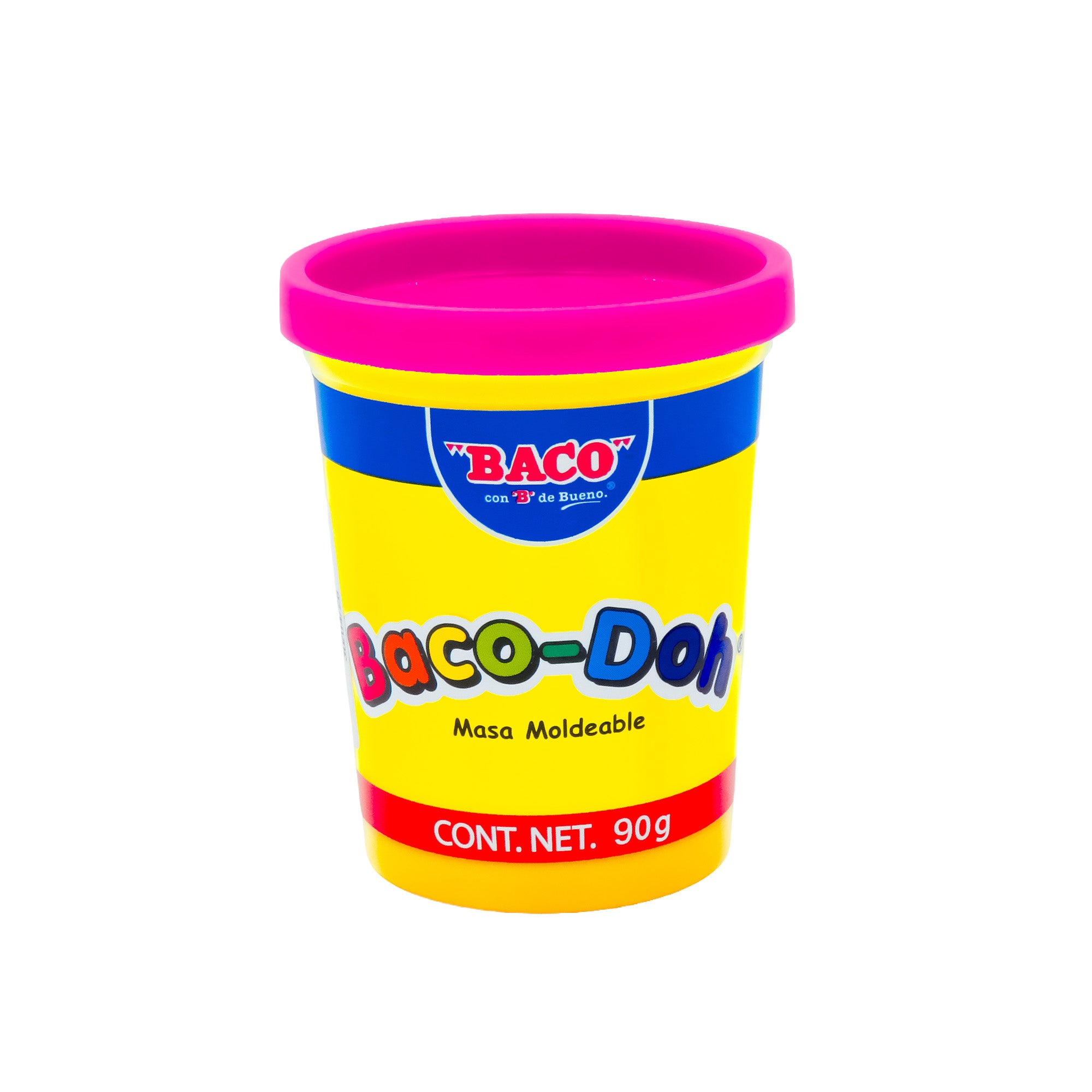 Masa Moldeable Neón Baco-Doh BACO 1 Fajilla con 4 piezas