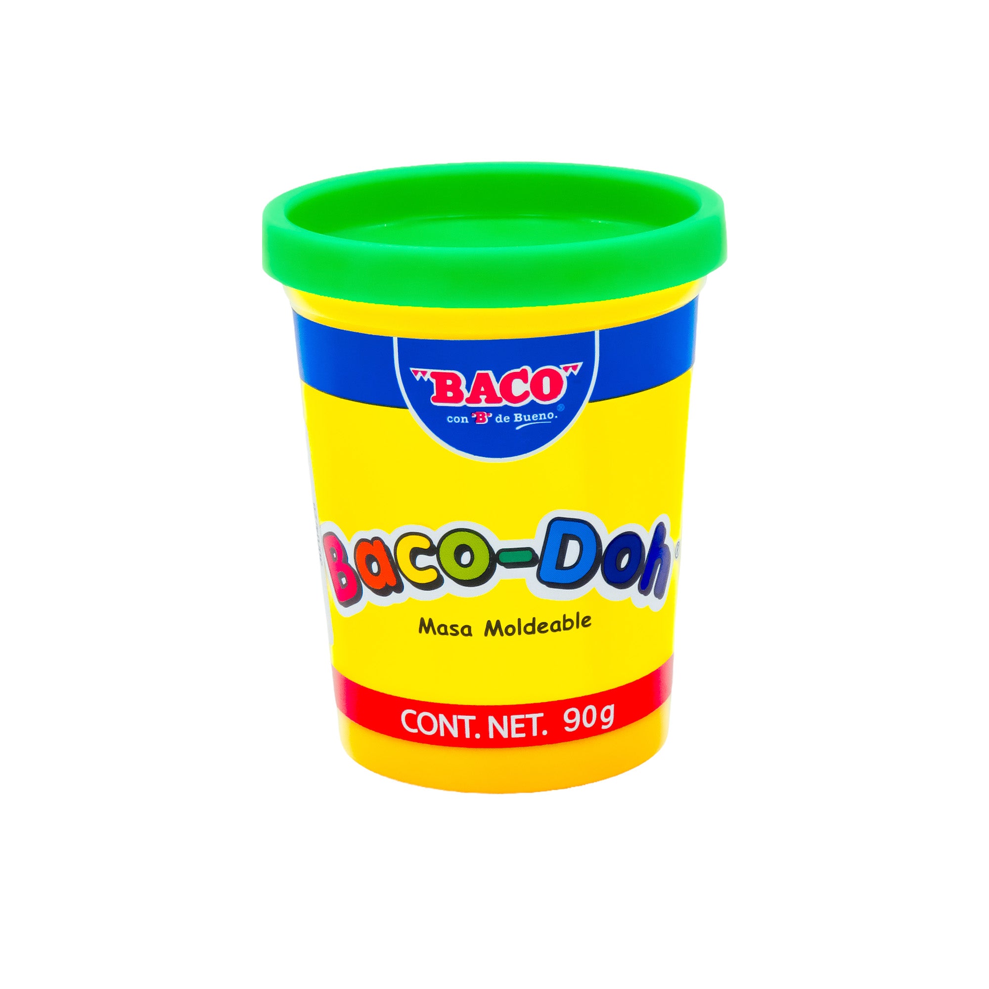 Masa Moldeable Neón Baco-Doh BACO 1 Fajilla con 4 piezas