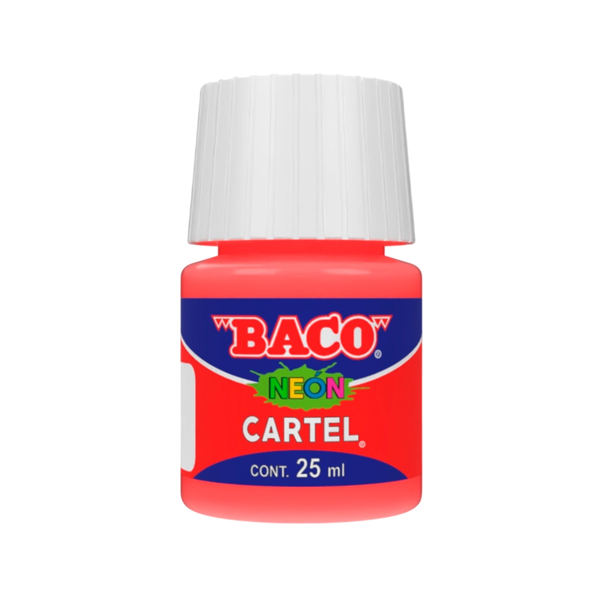 Pintura Escolar Lavable Baco Cartel 06 Bermellón Radiante 25 Ml | caja con 10 piezas