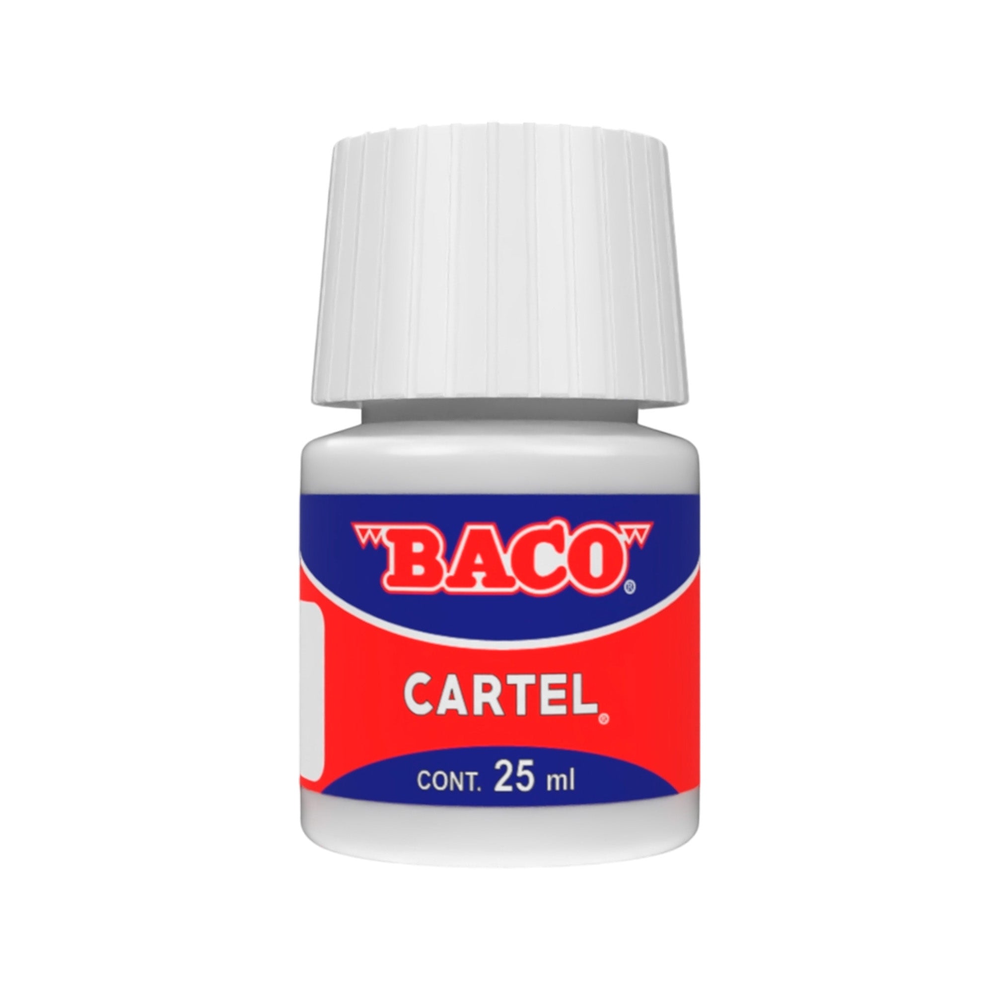 Pintura Escolar Lavable Baco Cartel 72 Blanco 25 Ml | caja con 10 piezas