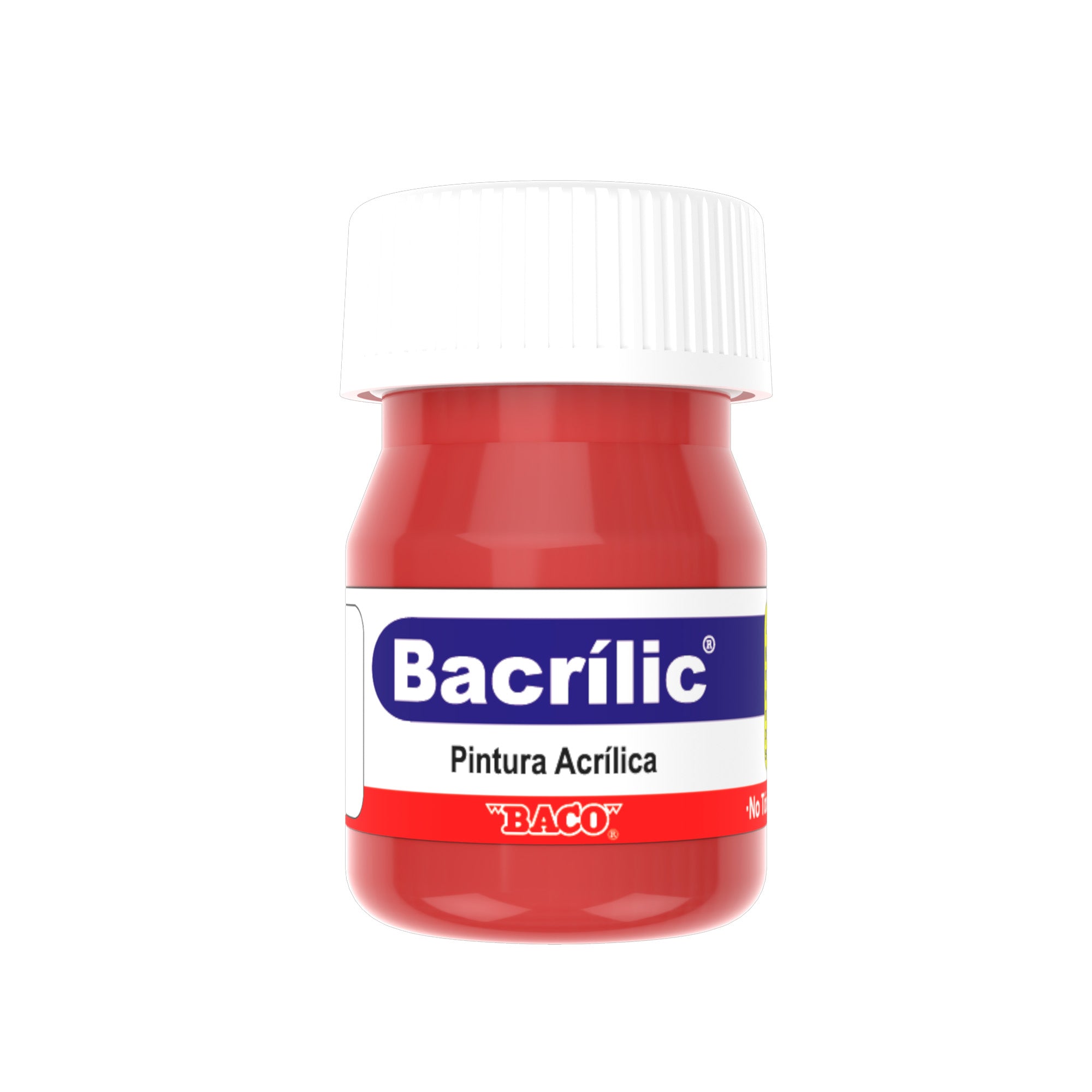 Pintura Acrílica Baco Bacrilic 355 Carmín 20 Ml | caja con 10 piezas