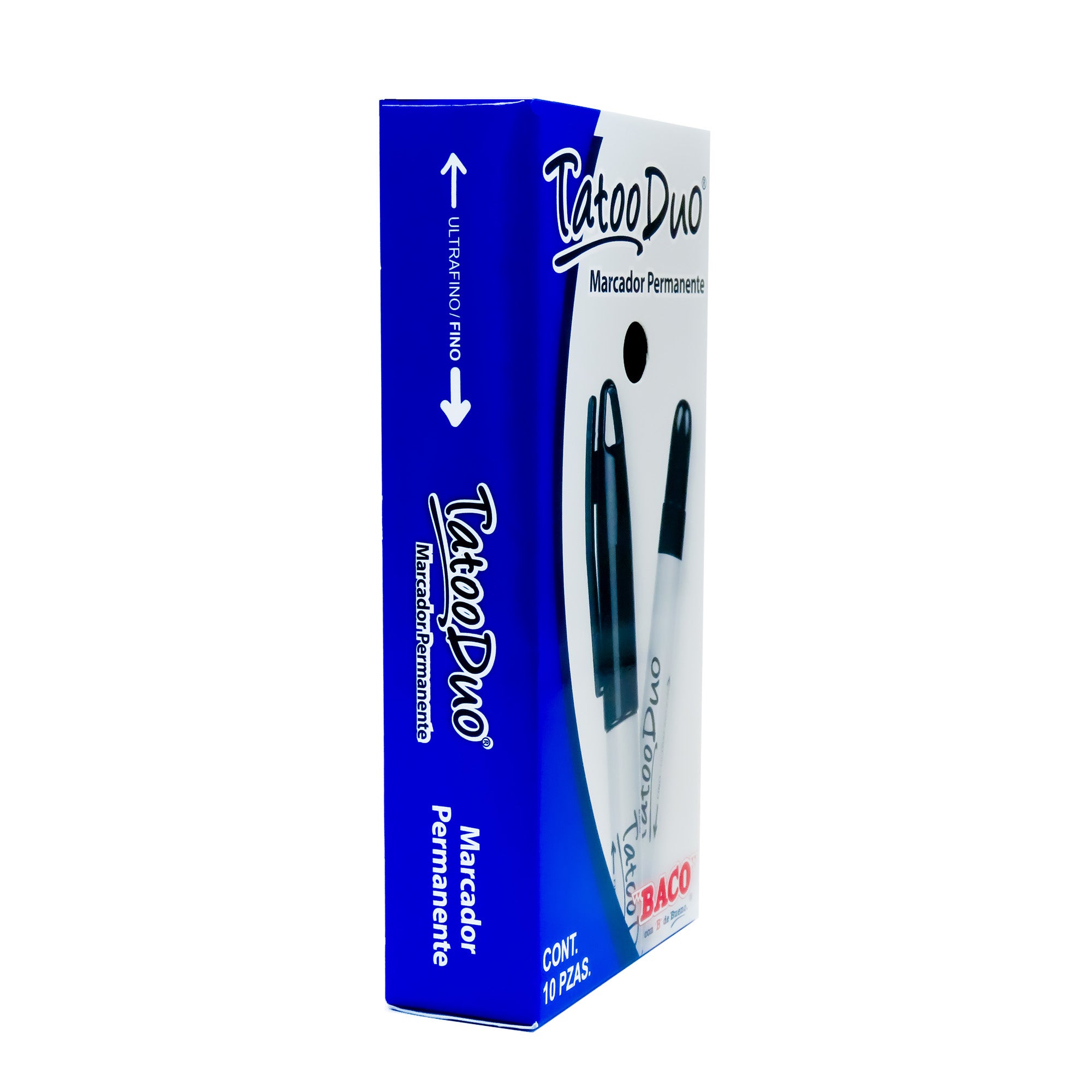 Marcador Tatoo Duo Verde Caja /10