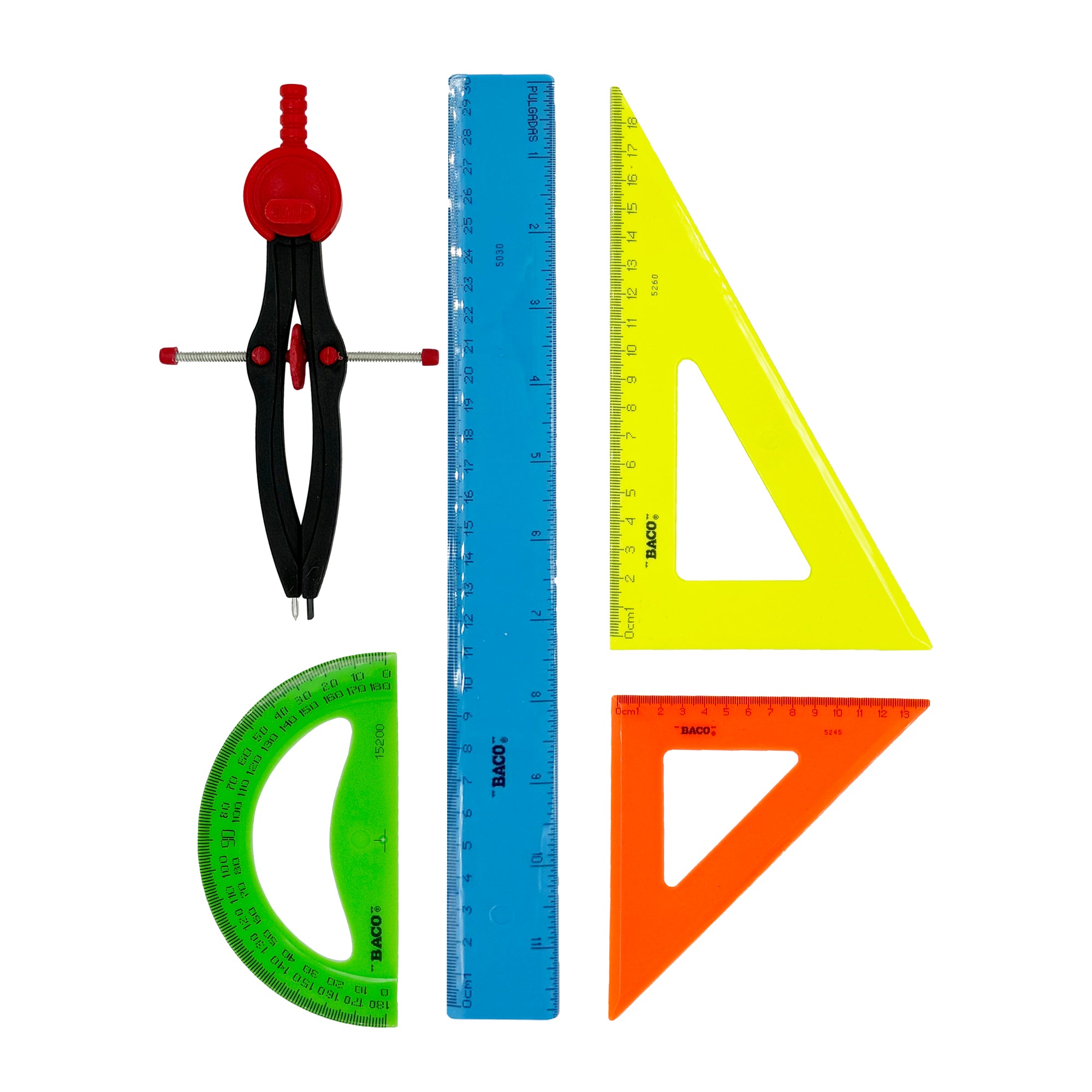 Juego Geométrico Neón Irrompible E-5770