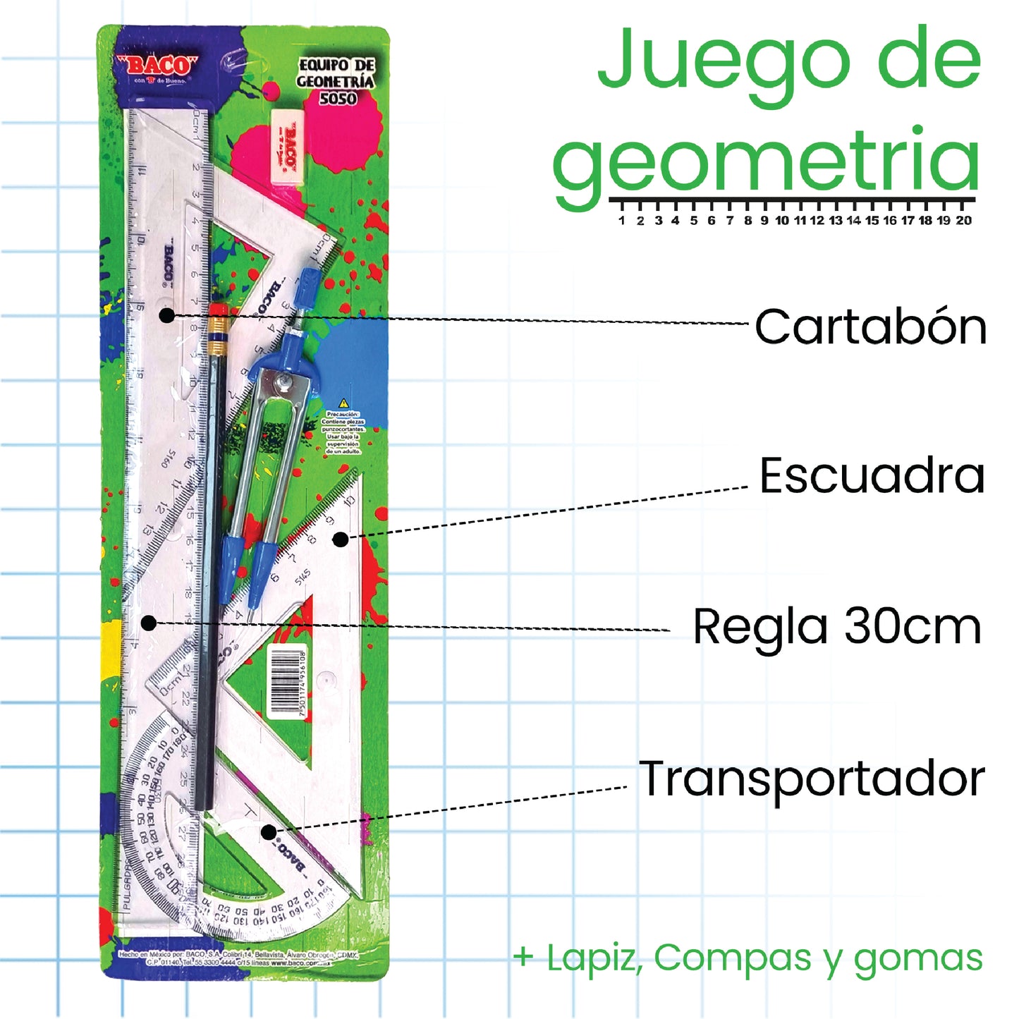 PAQUETE ESCOLAR NO.2, IDEAL PARA NIVEL BÁSICO-PRIMARIA, LISTA DE UTILES 2025