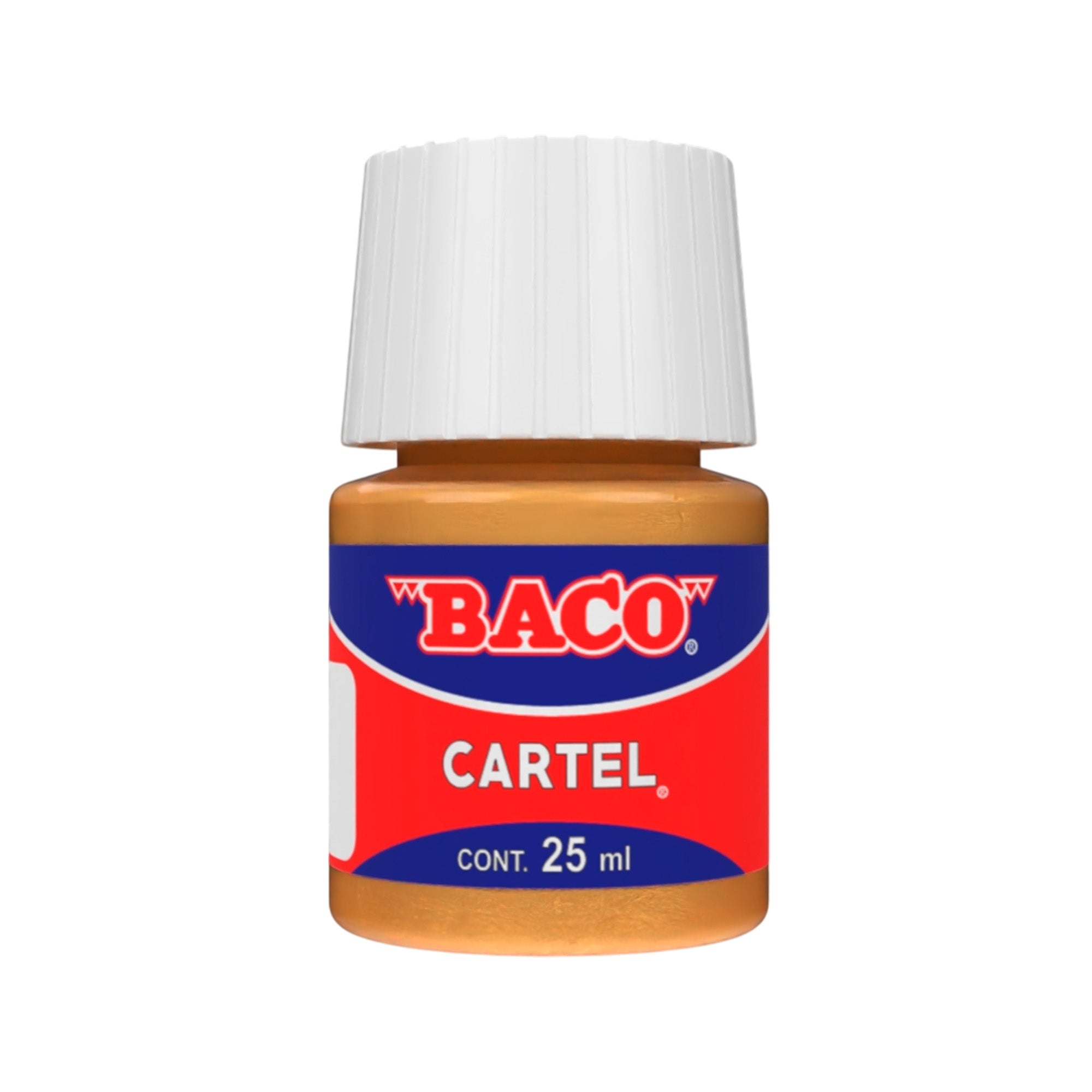 Pintura Escolar Lavable Baco Cartel 69 Oro Pálido 25 Ml | caja con 10 piezas