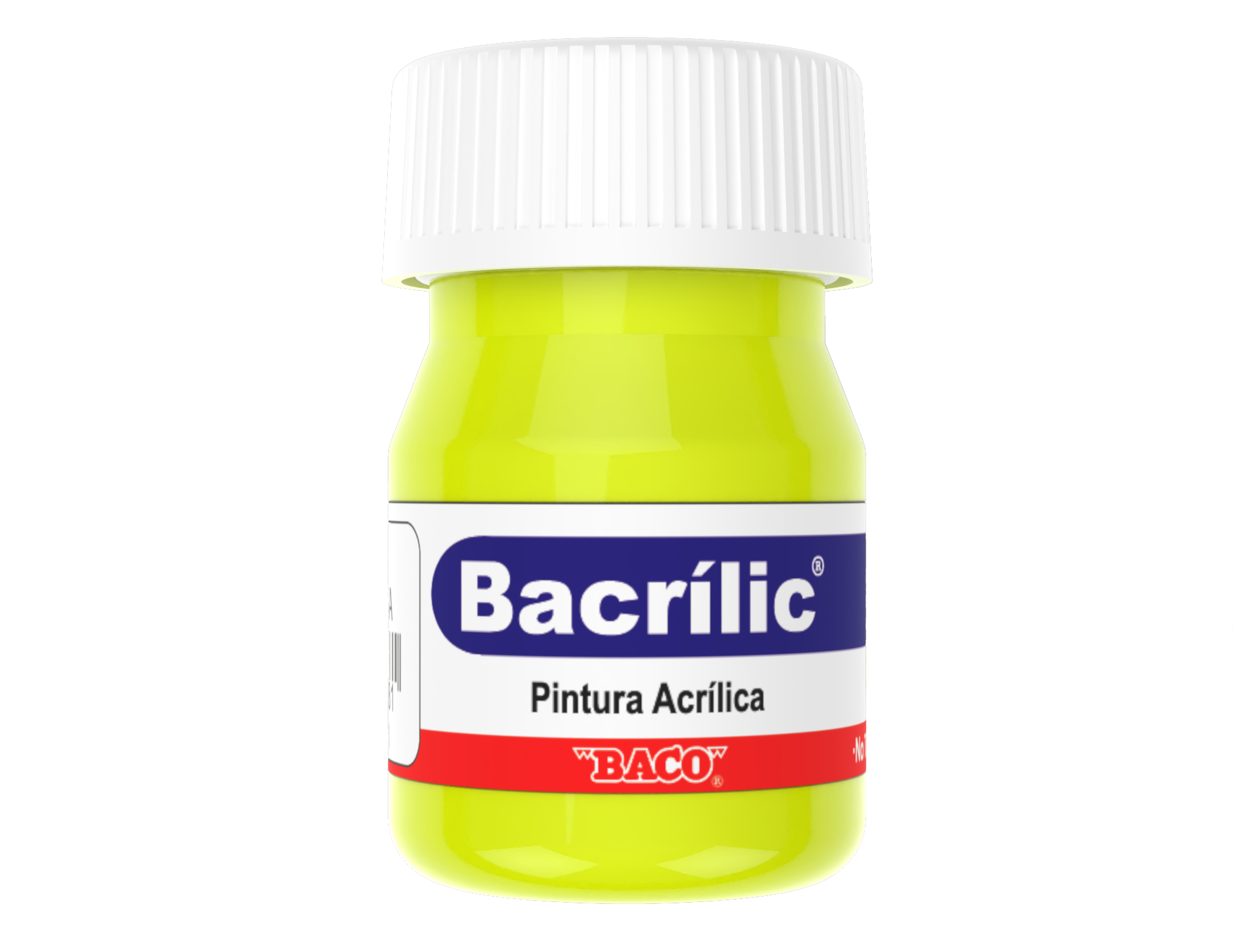 Pintura Acrílica Baco Bacrilic 350 Ama. Limón 20 Ml | caja con 10 piezas