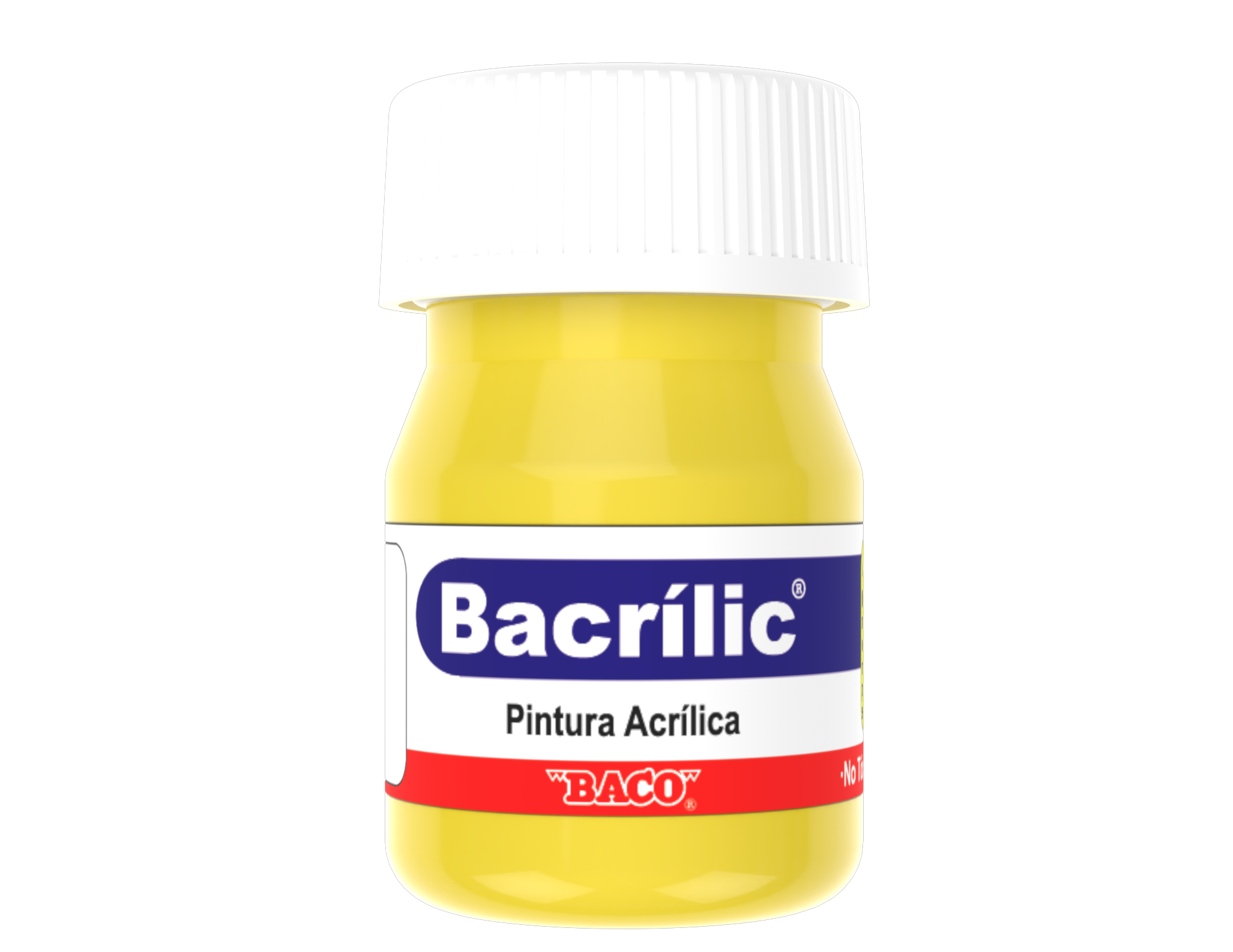 Pintura Acrílica Baco Bacrilic 351 Ama. Claro 20 Ml | caja con 10 piezas
