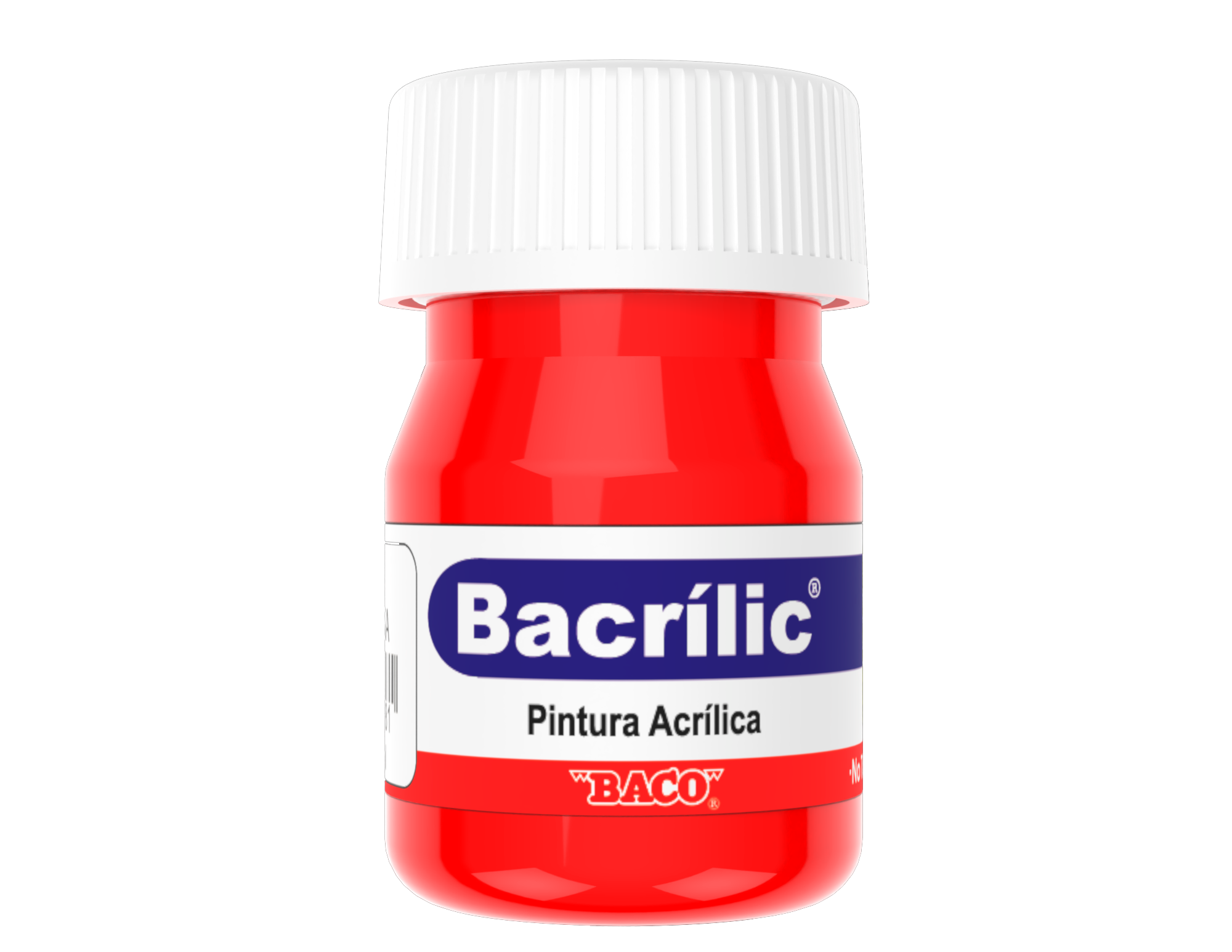 Pintura Acrílica Baco Bacrilic 354-A Rojo 20 Ml | caja con 10 piezas