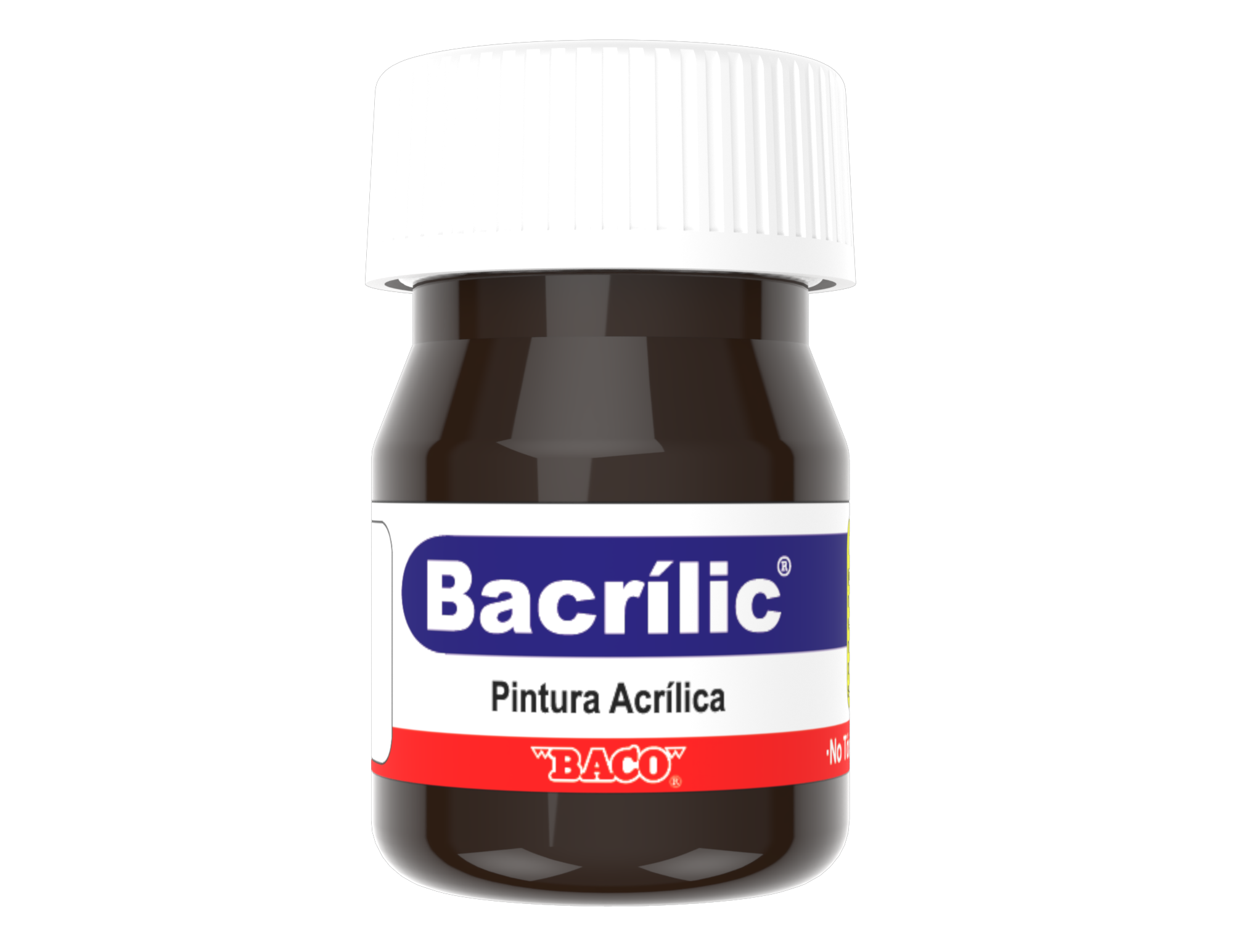 Pintura Acrílica Baco Bacrilic 357-A Café 20 Ml | caja con 10 piezas