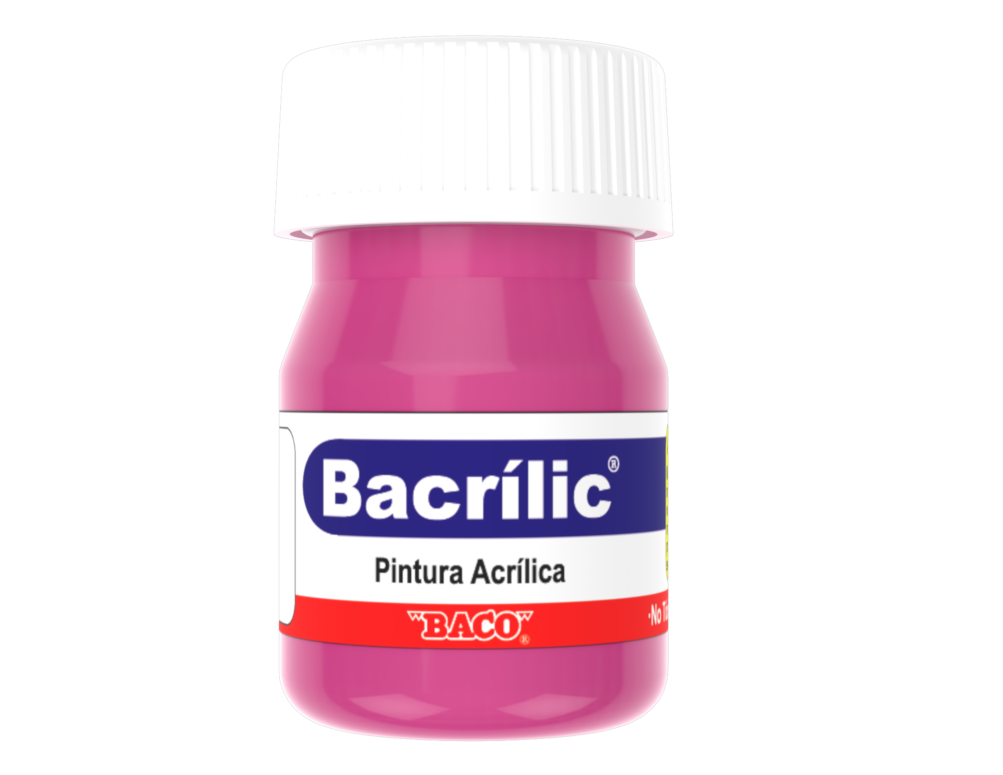 Pintura Acrílica Baco Bacrilic 359-A Rosa Mexicano 20 Ml | caja con 10 piezas