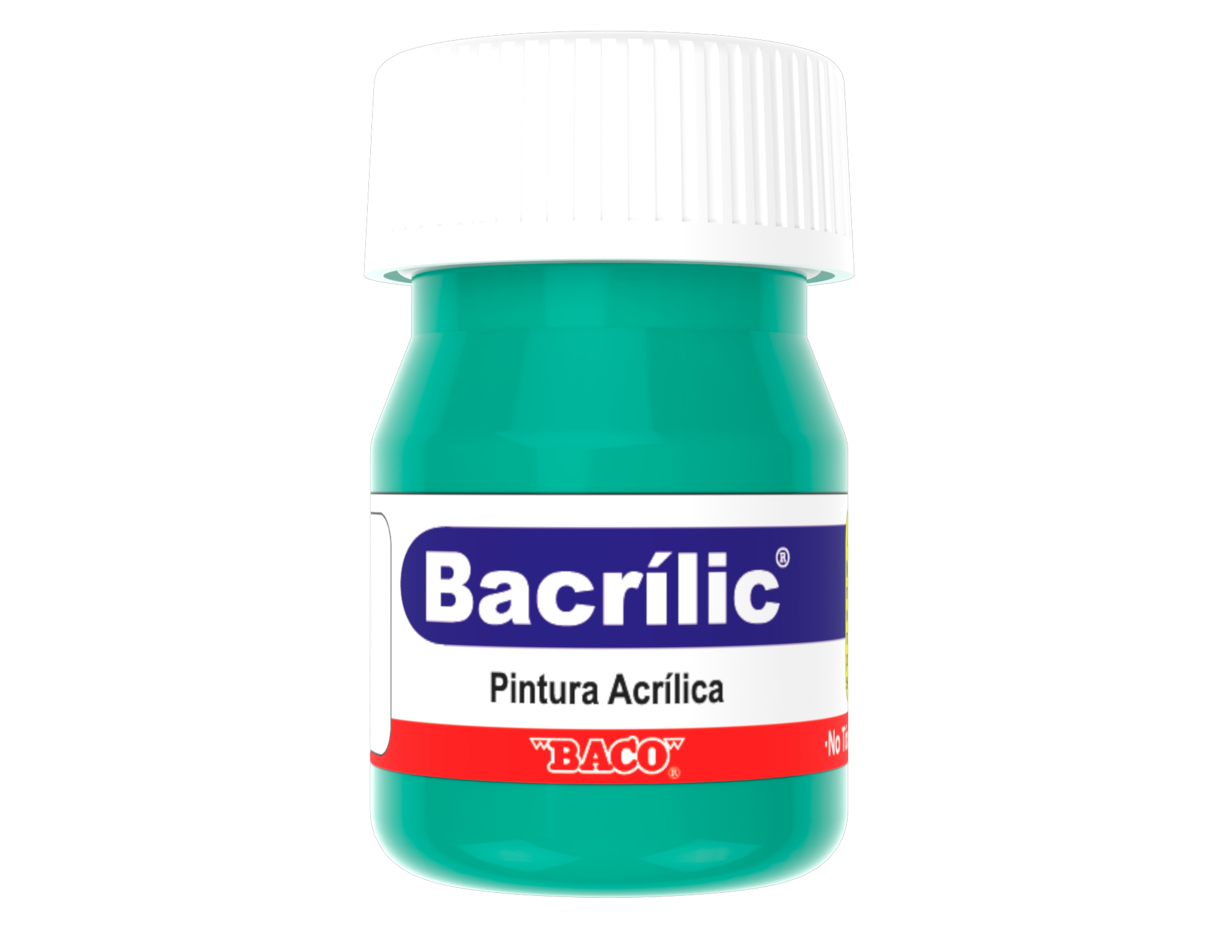 Pintura Acrílica Baco Bacrilic 365 Azul Turquesa 20 Ml | caja con 10 piezas