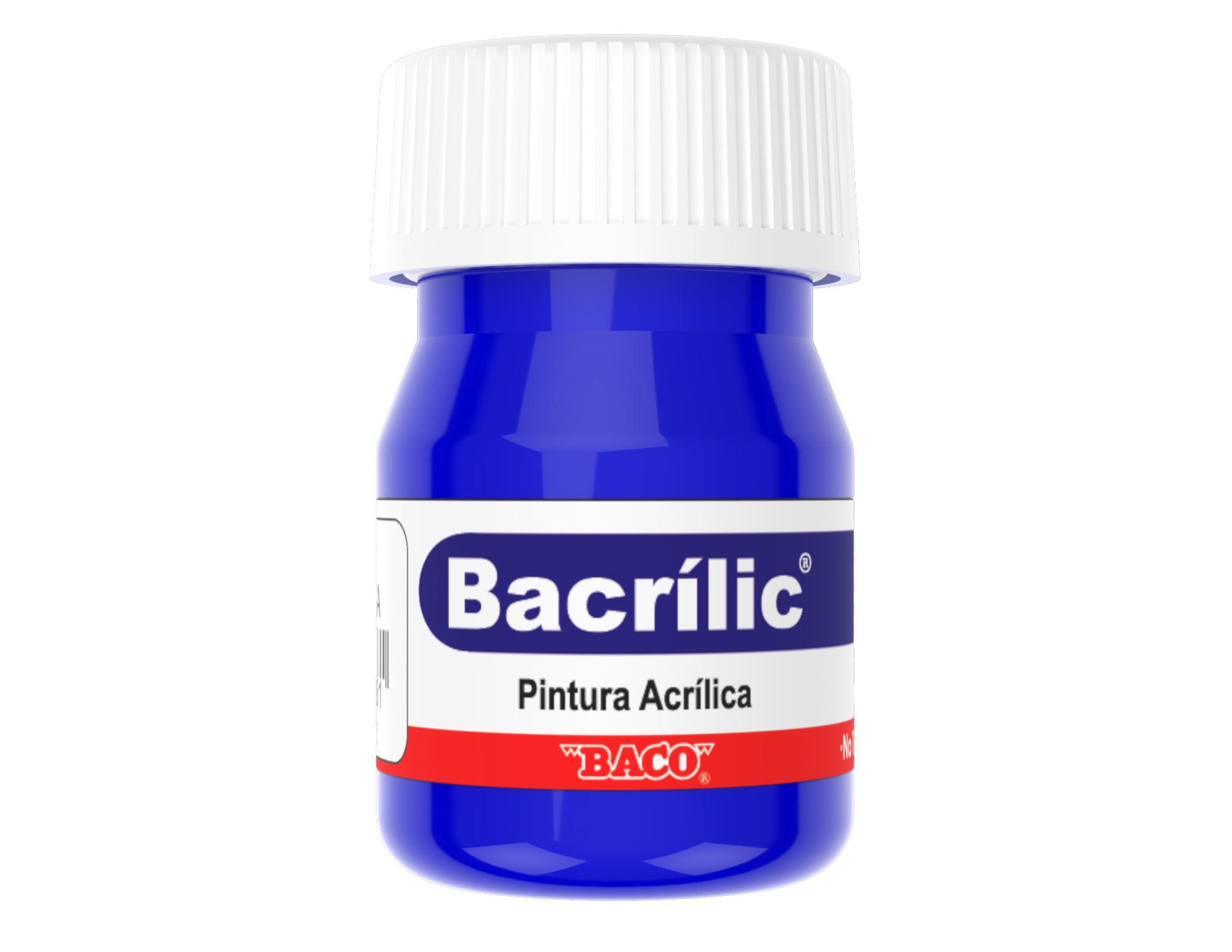 Pintura Acrílica Baco Bacrilic 366 Azul Ultramar 20 Ml | caja con 10 piezas