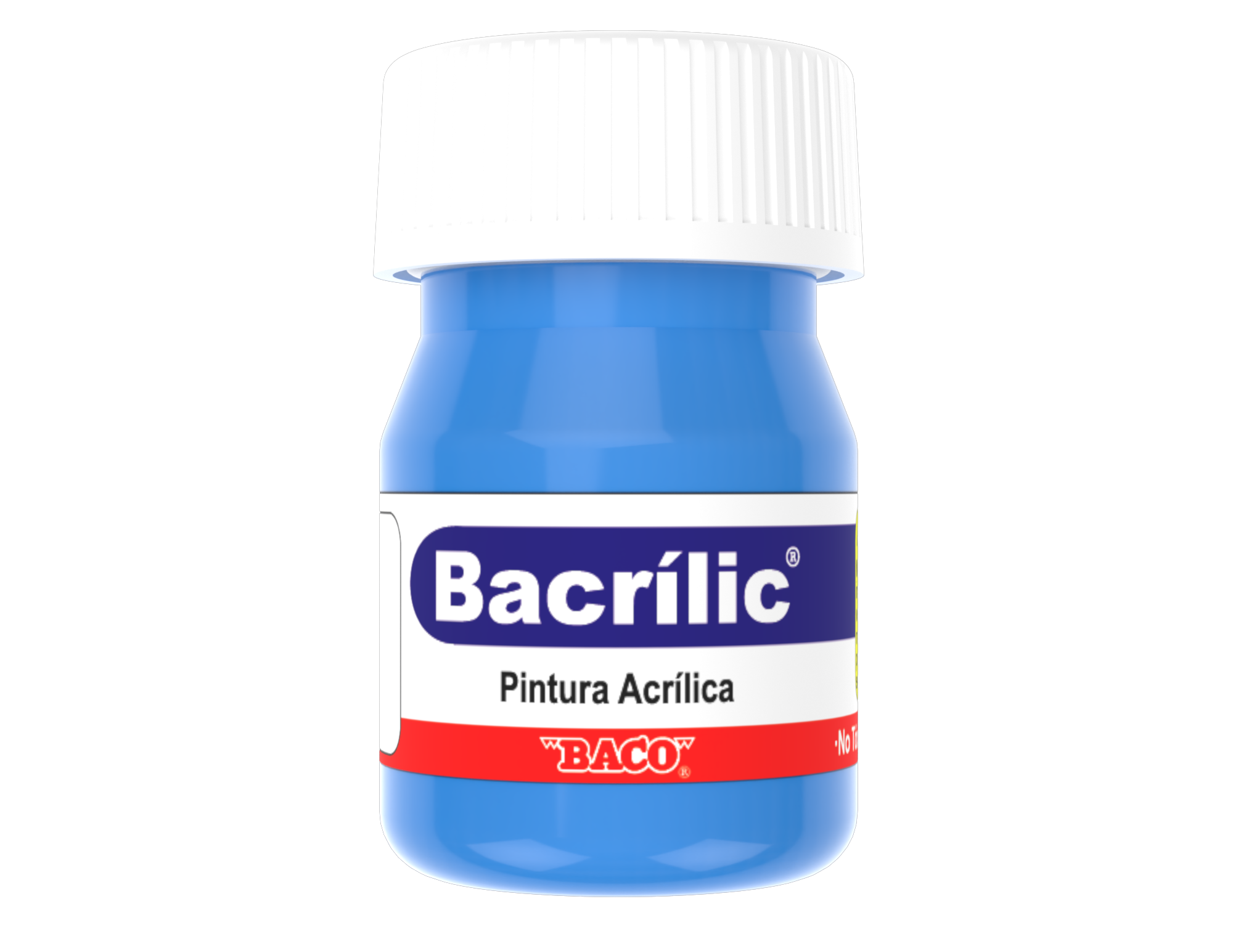 Pintura Acrílica Baco Bacrilic 367 Azul Celeste  20 Ml | caja con 10 piezas