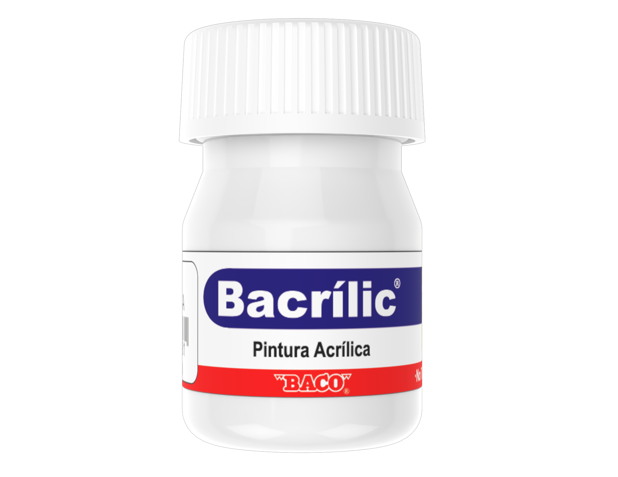 Pintura Acrílica Baco Bacrilic 372 Blanco  20 Ml | caja con 10 piezas