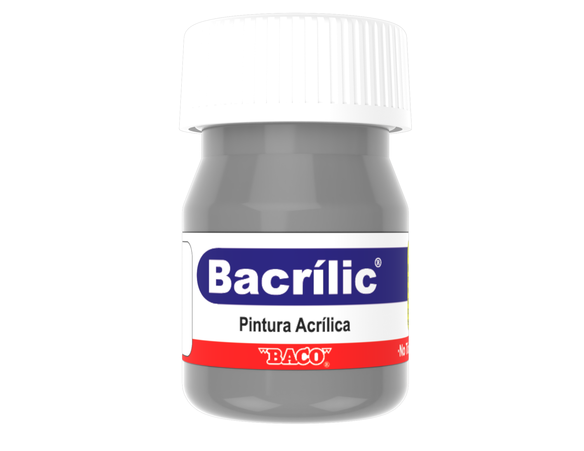 Pintura Acrílica Baco Bacrilic 374 Gris 20 Ml | caja con 10 piezas