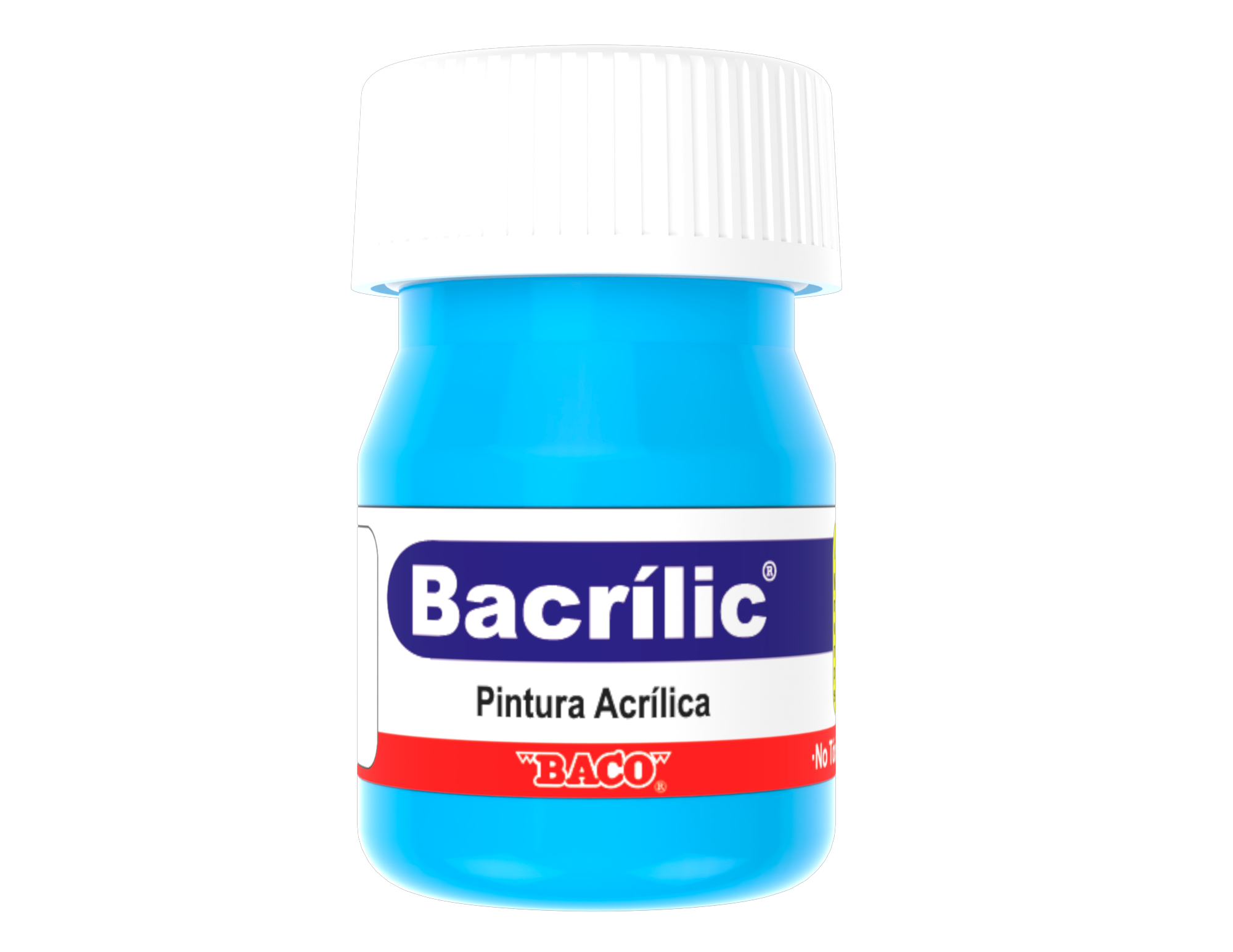 Pintura Acrílica Baco Bacrilic 384 Azul Pastel 20 Ml | caja con 10 piezas